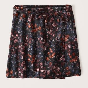 Satin Wrap Mini Skirt xSmall